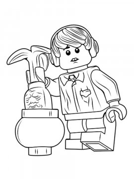 Раскраска LEGO Гарри Поттер 10 - Бесплатно распечатать