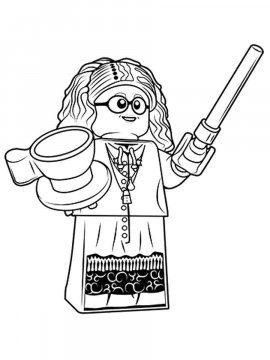Раскраска LEGO Гарри Поттер 13 - Бесплатно распечатать