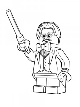 Раскраска LEGO Гарри Поттер 3 - Бесплатно распечатать