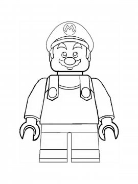 Раскраска LEGO Супер Марио 11 - Бесплатно распечатать