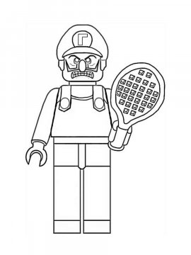 Раскраска LEGO Супер Марио 14 - Бесплатно распечатать