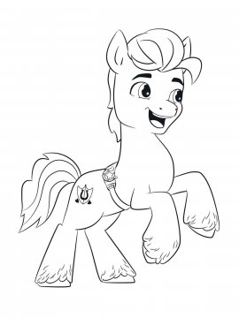 Раскраска My Little Pony: Новое поколение 13 - Бесплатно распечатать