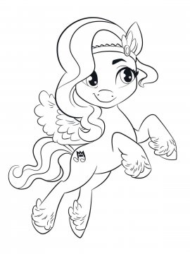 Раскраска My Little Pony: Новое поколение 14 - Бесплатно распечатать
