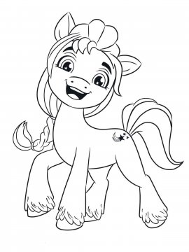 Раскраска My Little Pony: Новое поколение 16 - Бесплатно распечатать