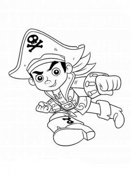 Раскраски Джейк и пираты Нетландии - Бесплатно распечатать