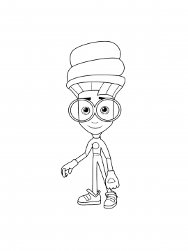 Раскраска Фиксик Игрек