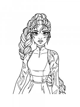 Раскраска Крутая Руми