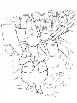 Раскраски Кролик Питер - Бесплатно распечатать