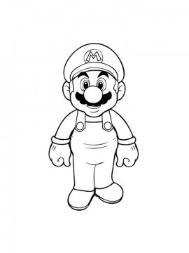 Раскраски Марио - Бесплатно распечатать