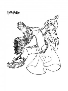 Раскраски Гарри Поттер - Бесплатно распечатать