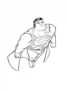 Раскраски Супермен - Бесплатно распечатать
