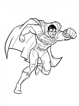 Раскраски Супермен - Бесплатно распечатать