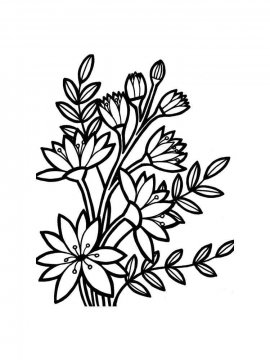 Раскраска Растения 28 - Бесплатно распечатать