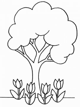 Раскраска Растения 15 - Бесплатно распечатать