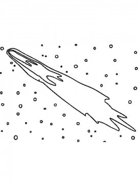 Раскраска Комета 4 - Бесплатно распечатать