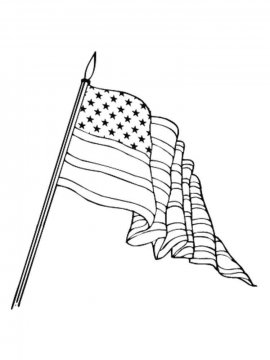 Раскраска Флаг 15 - Бесплатно распечатать