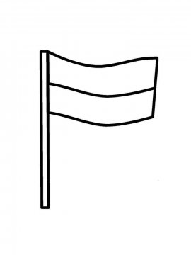Раскраска Флаг 5 - Бесплатно распечатать