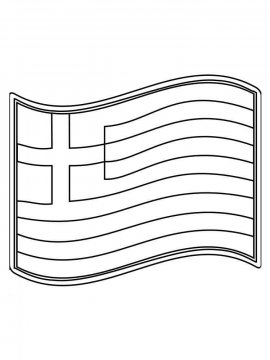 Раскраска Флаг 52 - Бесплатно распечатать