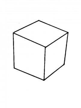 Раскраска Кубик 17 - Бесплатно распечатать
