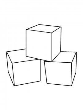 Раскраска Кубик 18 - Бесплатно распечатать