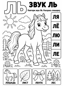 Лошадь с длинной гривой в летнем поле с цветами