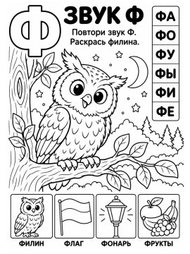 Сова на ветке ночью со звёздами