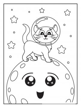 Раскраска Луна 13 - Бесплатно распечатать