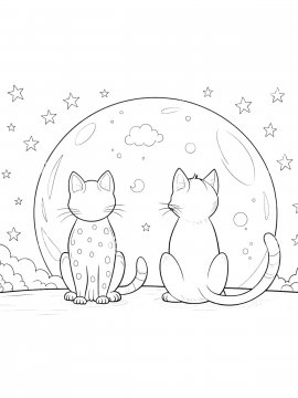 Раскраска Луна 14 - Бесплатно распечатать