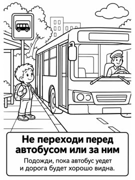 Мальчик ждёт автобус на остановке