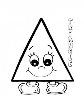Раскраска Треугольник 17 - Бесплатно распечатать