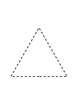 Раскраска Треугольник 3 - Бесплатно распечатать