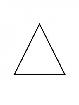 Раскраска Треугольник 4 - Бесплатно распечатать