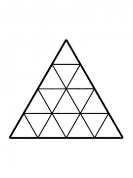 Раскраска Треугольник 5 - Бесплатно распечатать