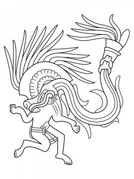 Раскраска Ацтеки 16 - Бесплатно распечатать