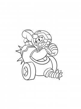 Раскраска Бонни из Бравл Старс 8 - Бесплатно распечатать