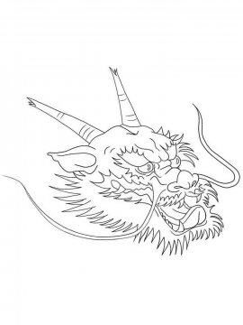 Раскраска Китайский дракон 15 - Бесплатно распечатать