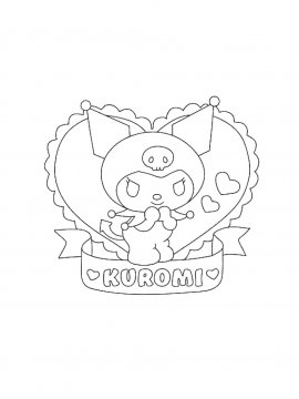 Раскраска Куроми 19 - Бесплатно распечатать