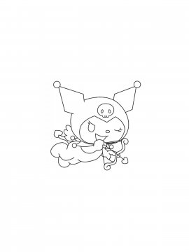 Раскраска Куроми 28 - Бесплатно распечатать