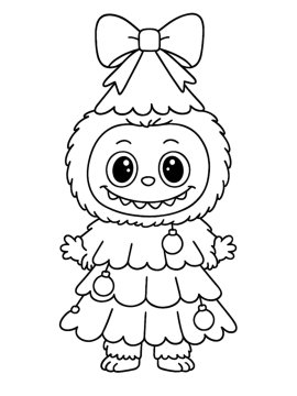 Лабубу елочка для детей