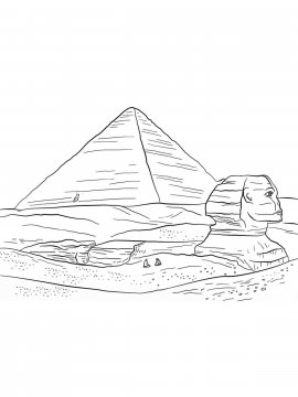 Раскраска Пирамида 12 - Бесплатно распечатать