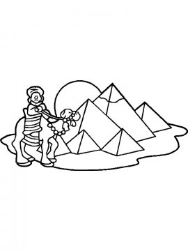 Раскраска Пирамида 4 - Бесплатно распечатать