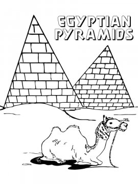 Раскраска Пирамида 8 - Бесплатно распечатать