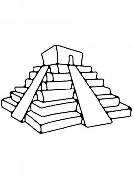 Раскраска Пирамида 9 - Бесплатно распечатать