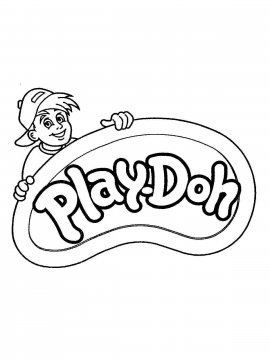 Раскраска Play-Doh 10 - Бесплатно распечатать