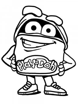 Раскраска Play-Doh 11 - Бесплатно распечатать