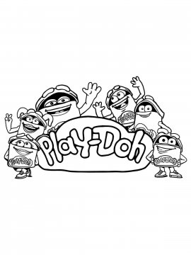 Раскраска Play-Doh 16 - Бесплатно распечатать