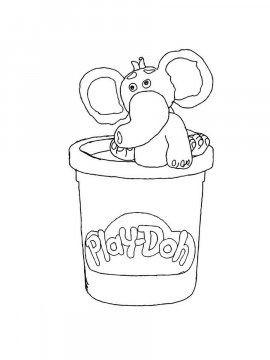 Раскраска Play-Doh 8 - Бесплатно распечатать