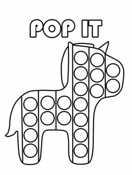 Раскраска Pop It 44 - Бесплатно распечатать