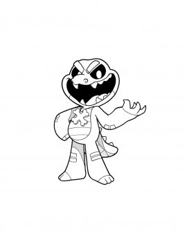 Раскраска Аллистер Гатор