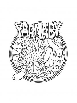 Раскраска Yarnaby